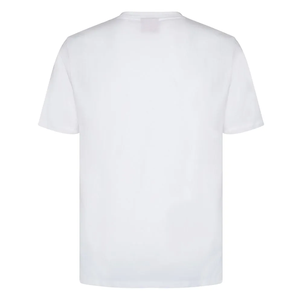 HUGO BOSS T SHIRT & SWIM SHORTS SET (White/Blue)