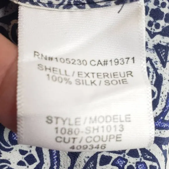 Joie Sinclaire Printed Silk Shorts Size Medium