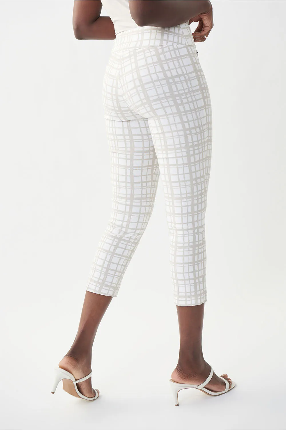 Joseph Ribkoff Cropped Print Pant Jr222259