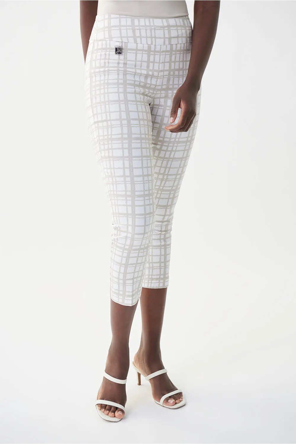 Joseph Ribkoff Cropped Print Pant Jr222259