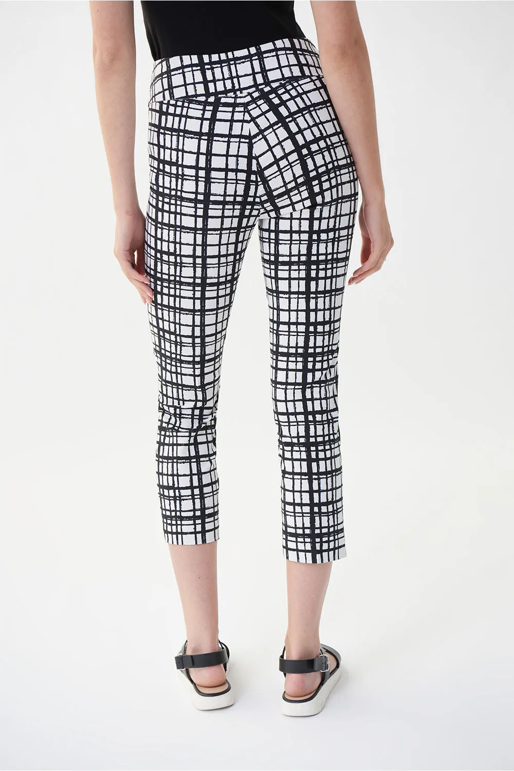 Joseph Ribkoff Cropped Print Pant Jr222259