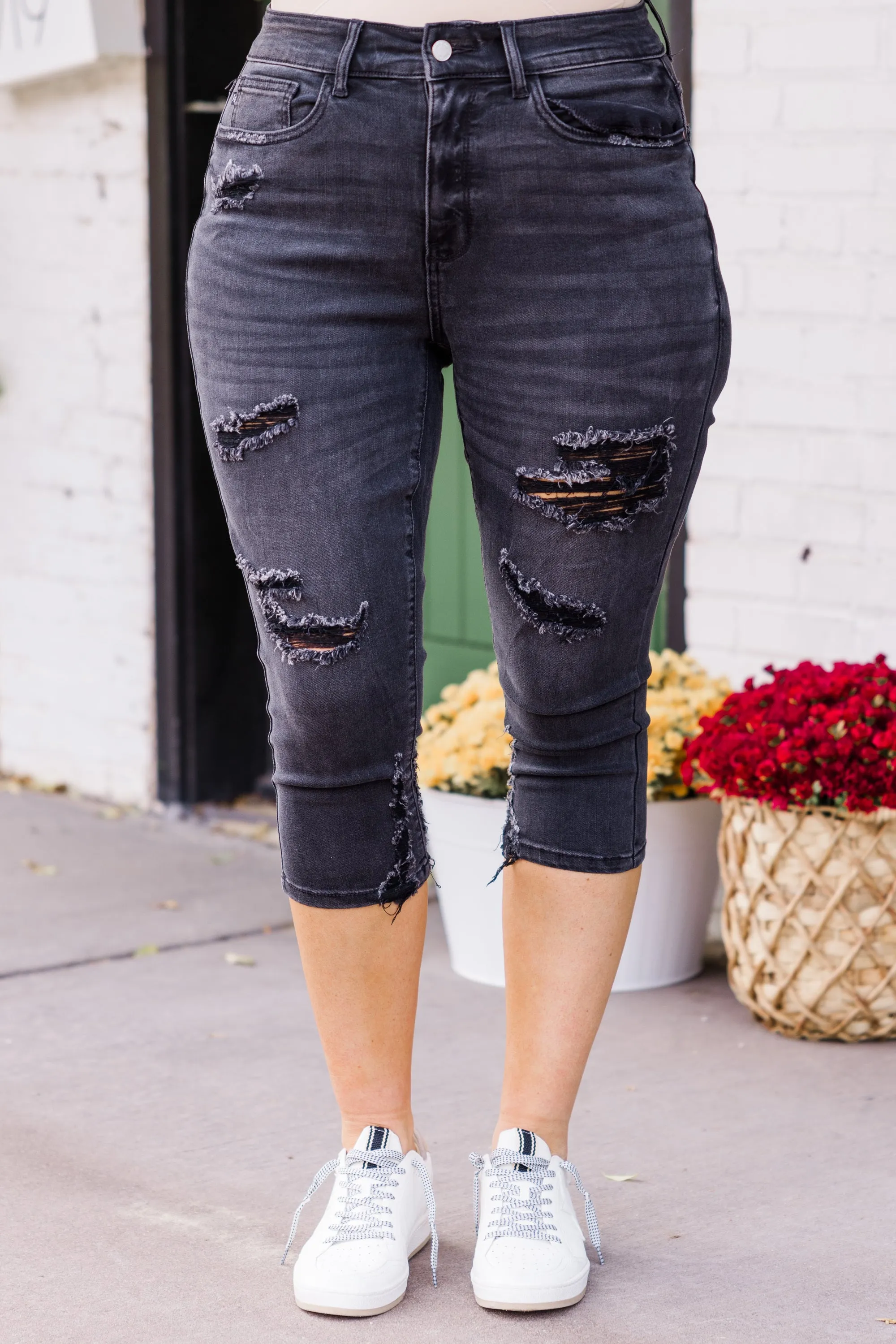 Judy Blue: Do You Ever Capris, Black