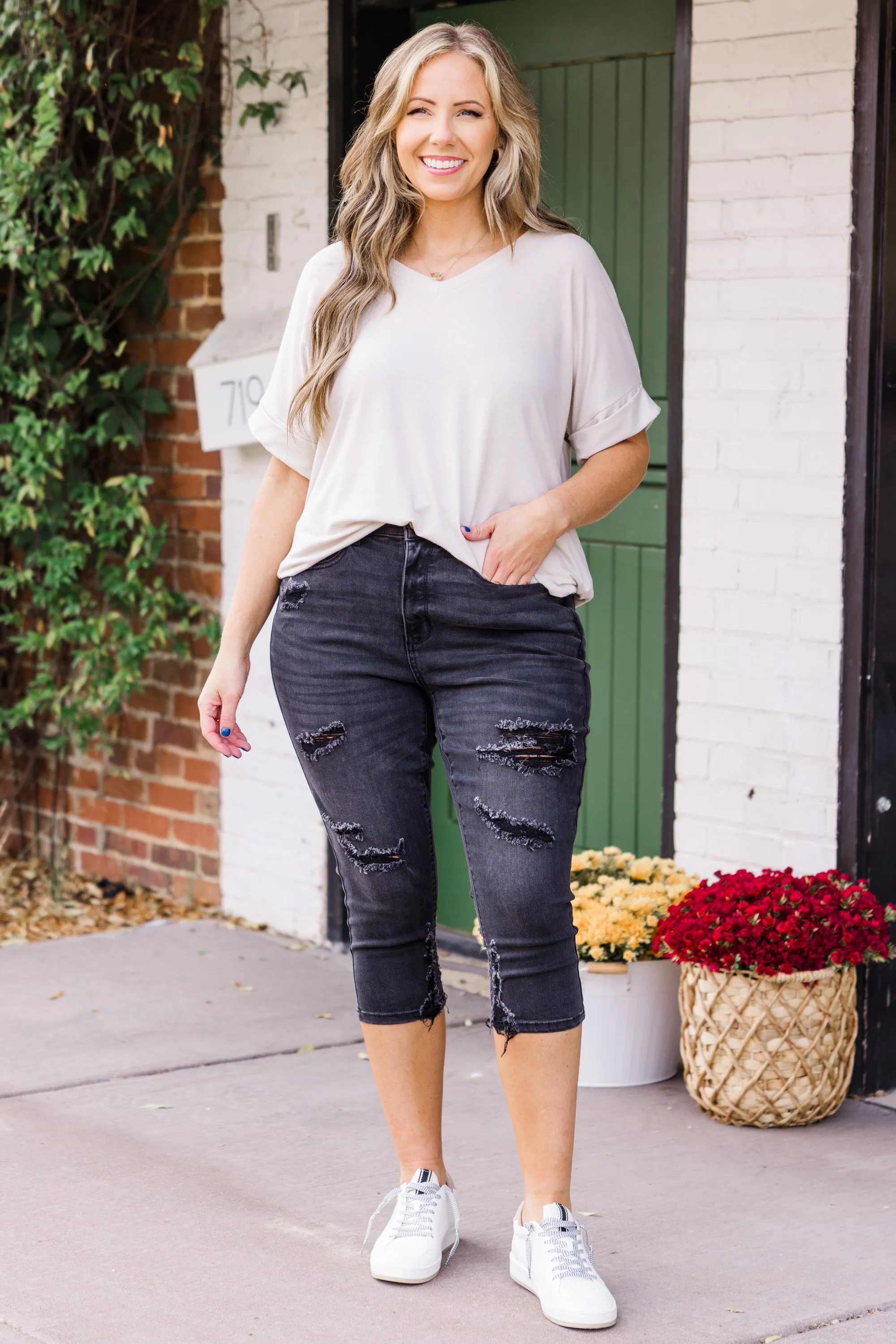 Judy Blue: Do You Ever Capris, Black
