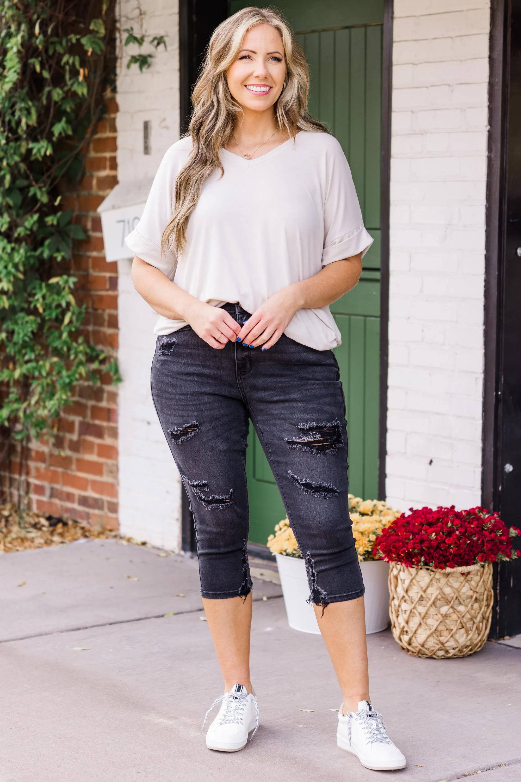 Judy Blue: Do You Ever Capris, Black