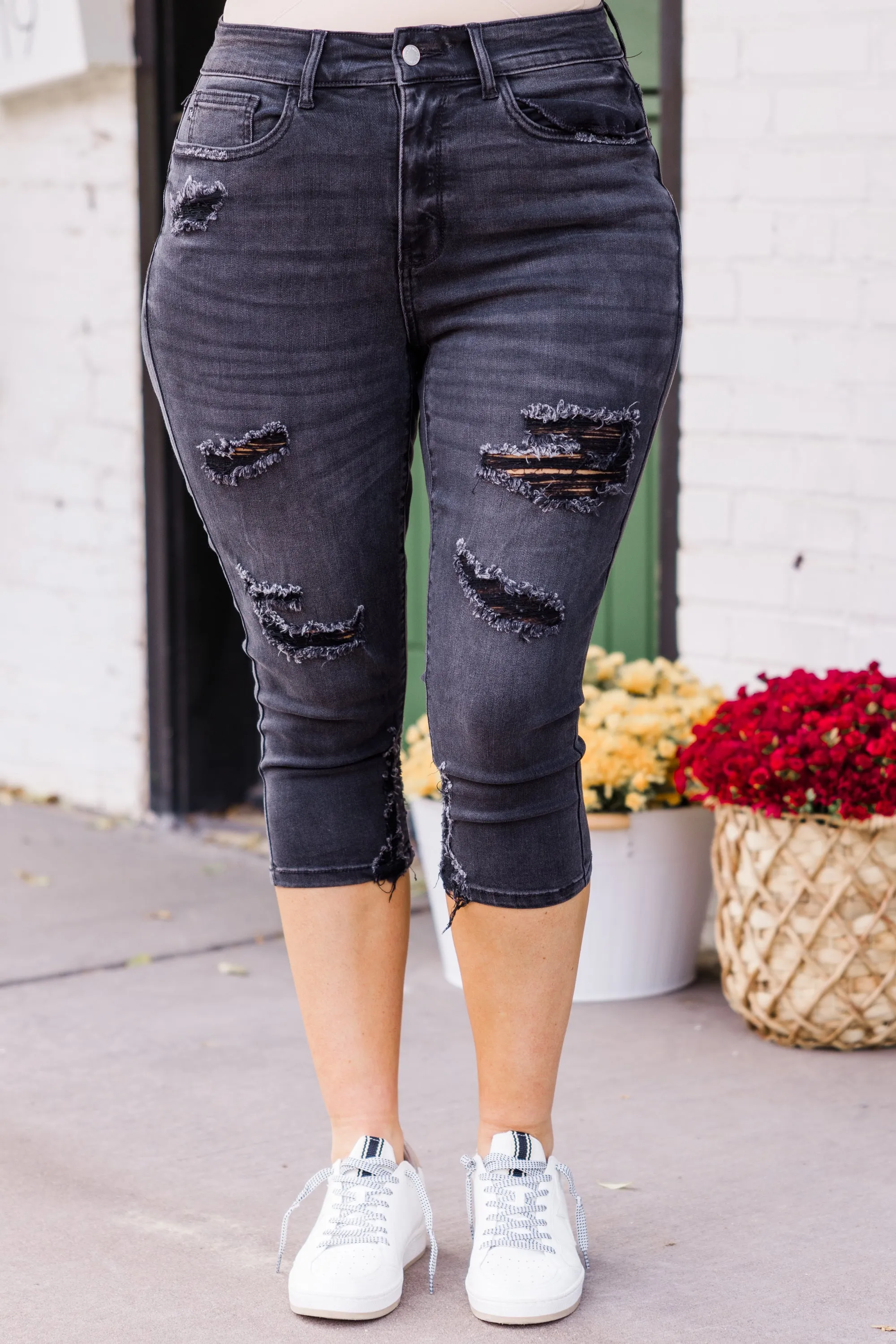 Judy Blue: Do You Ever Capris, Black