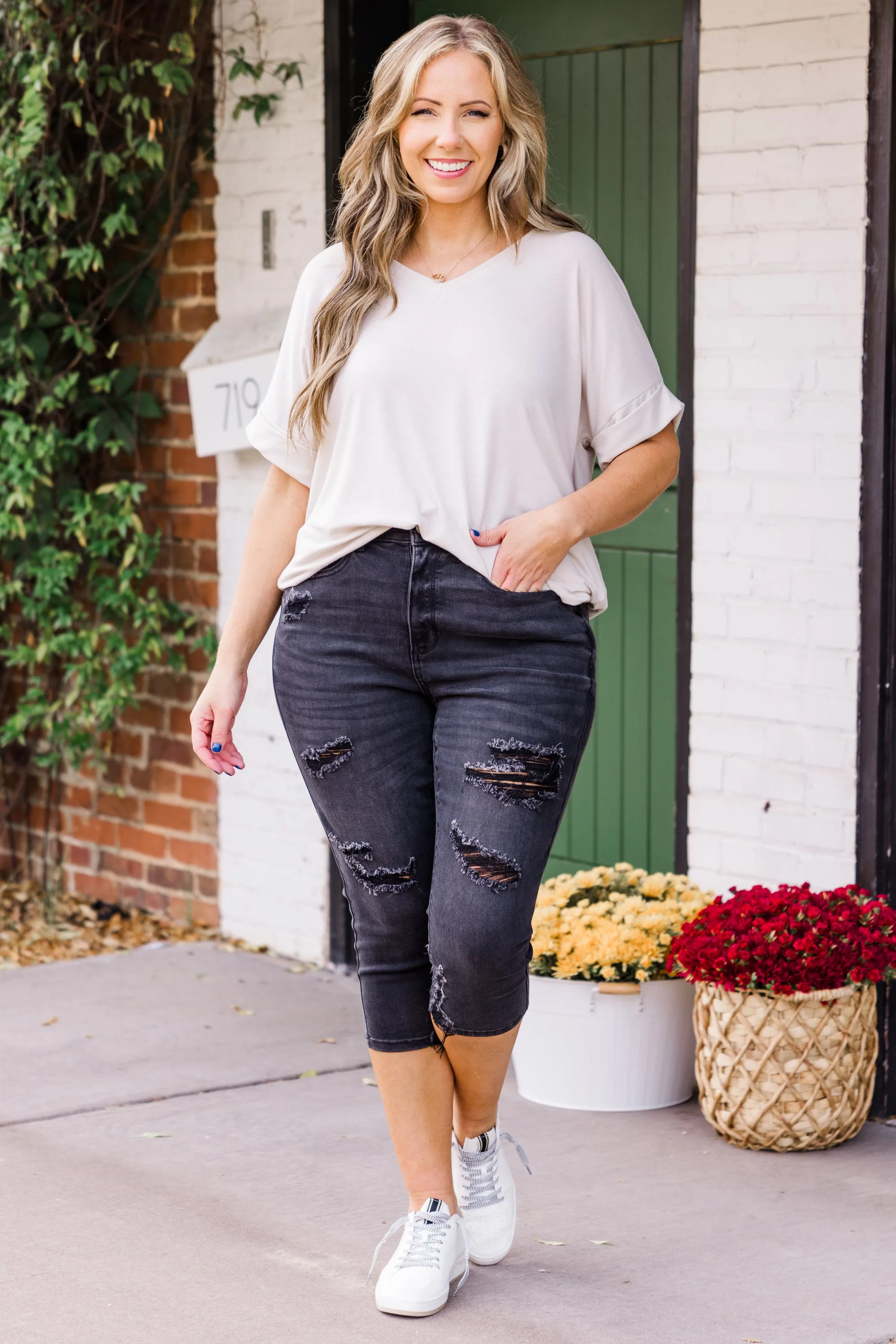 Judy Blue: Do You Ever Capris, Black