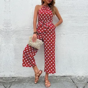 Jumpsuit mit Polka Dots