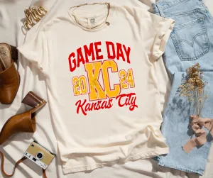 Kansas City Game Day 2024 Ivory Tee