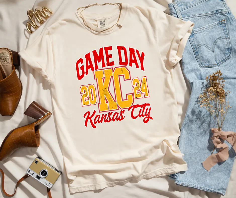 Kansas City Game Day 2024 Ivory Tee