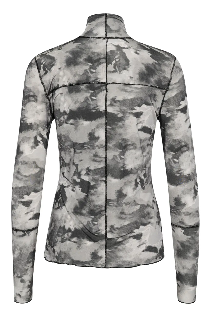KBS Rosalina Top | Grey Print