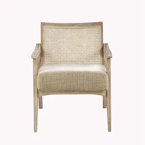 Kelly Cane Back Accent Chair INK IVY