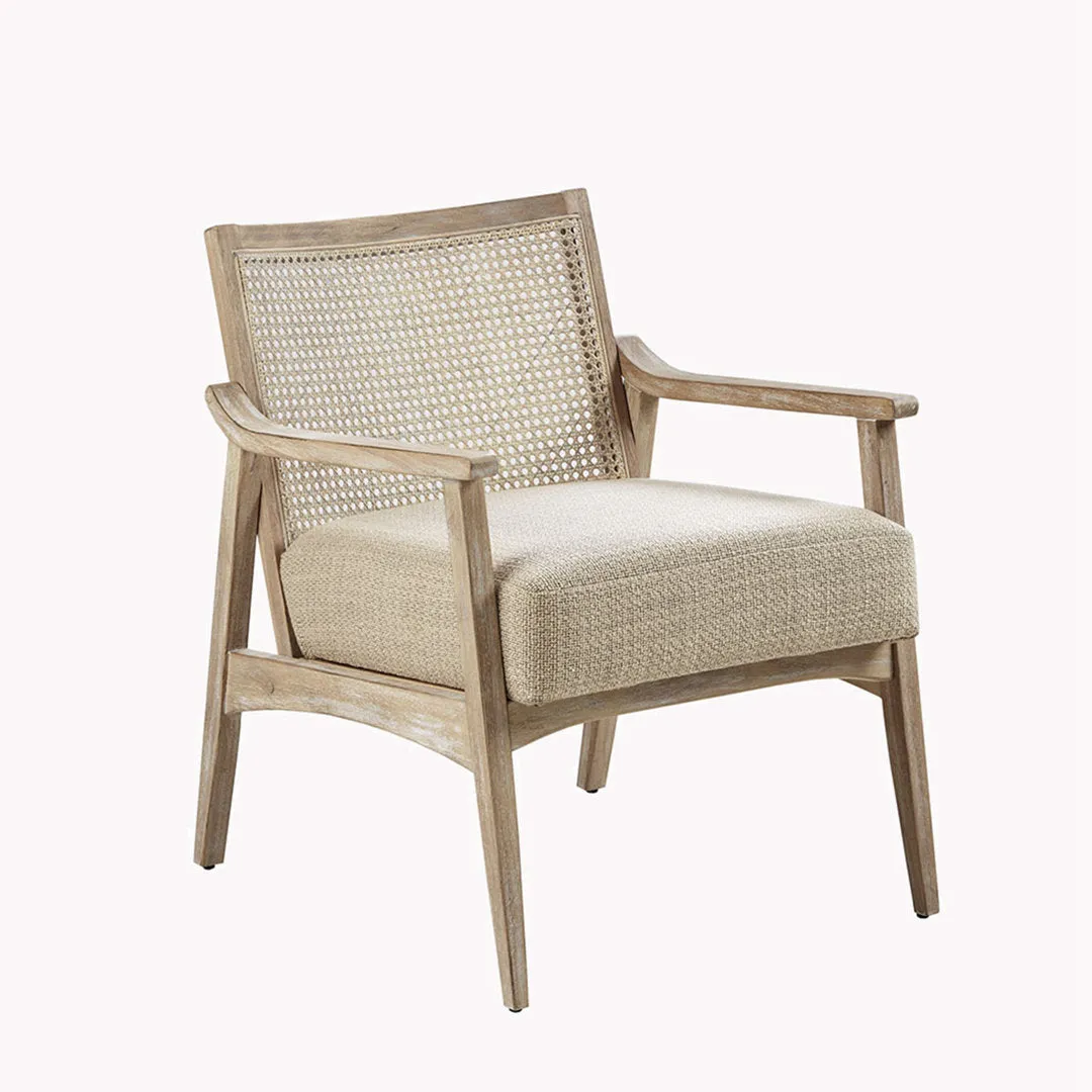 Kelly Cane Back Accent Chair INK IVY