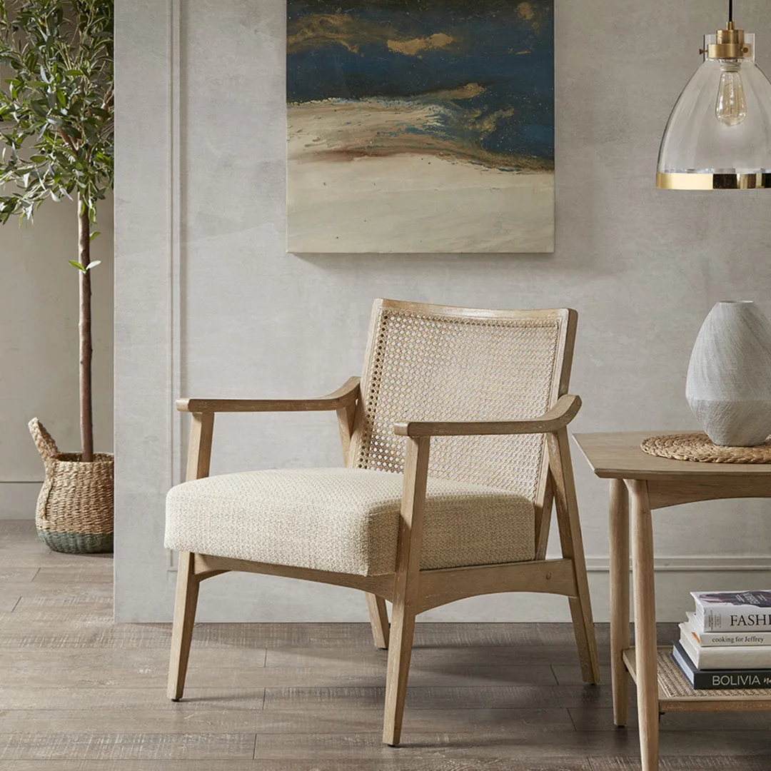 Kelly Cane Back Accent Chair INK IVY