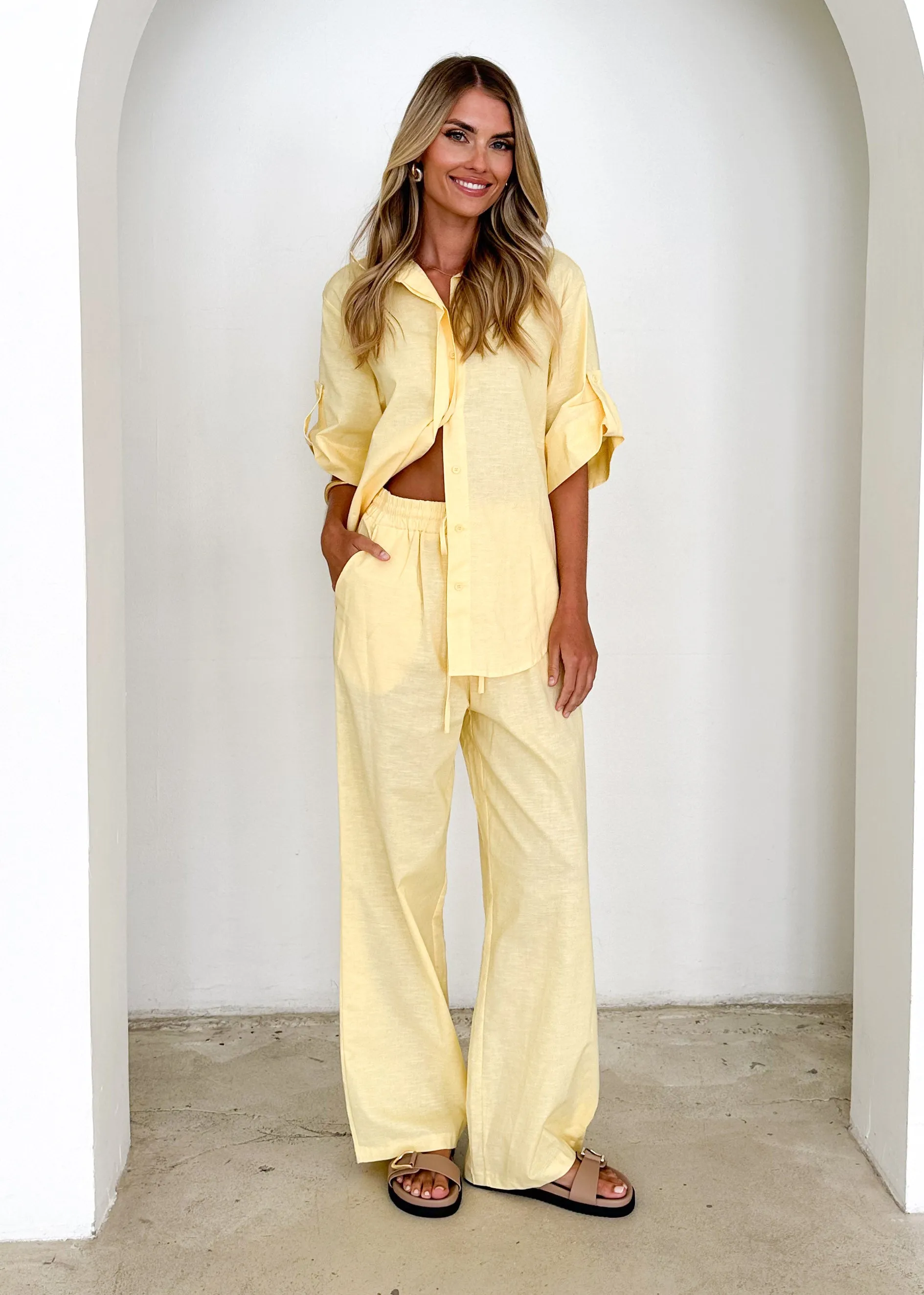 Kinsley Shirt - Lemon