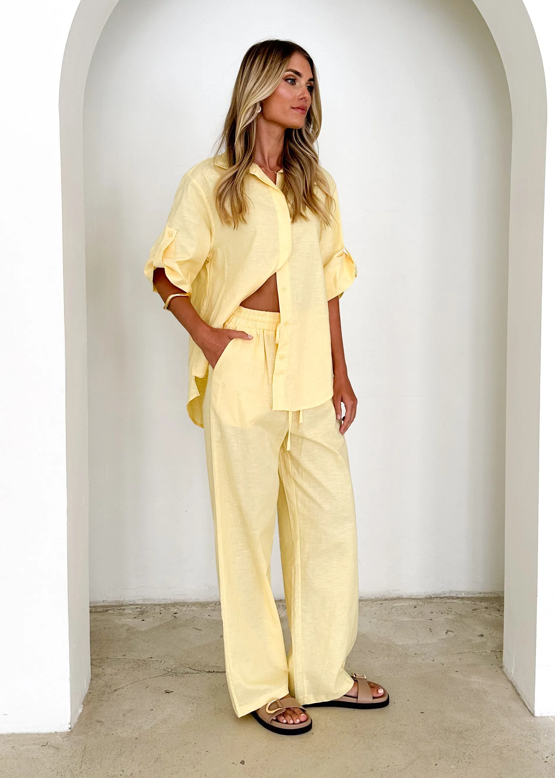 Kinsley Shirt - Lemon