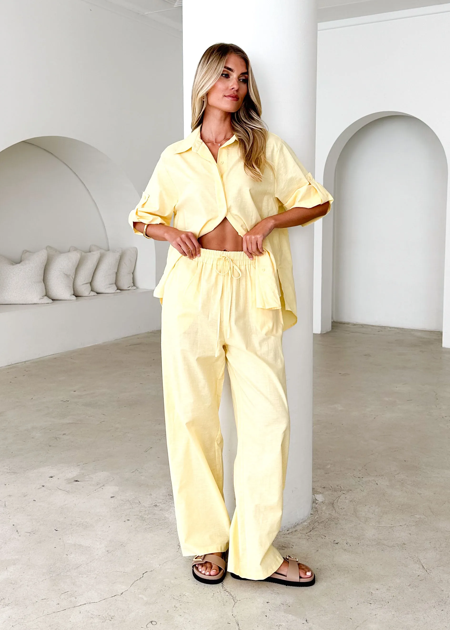 Kinsley Shirt - Lemon