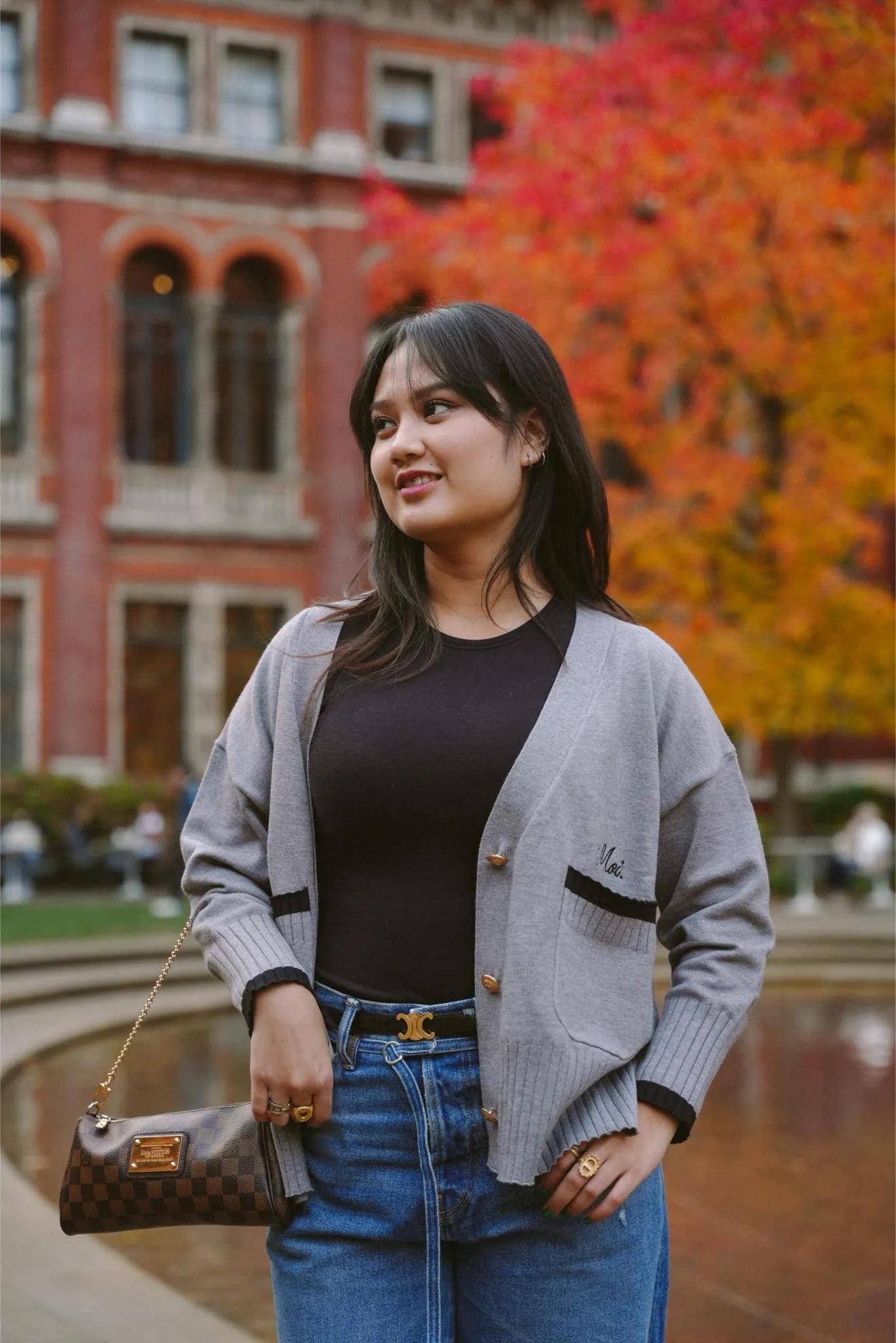 LA SEMAINE CARDIGAN IN GREY