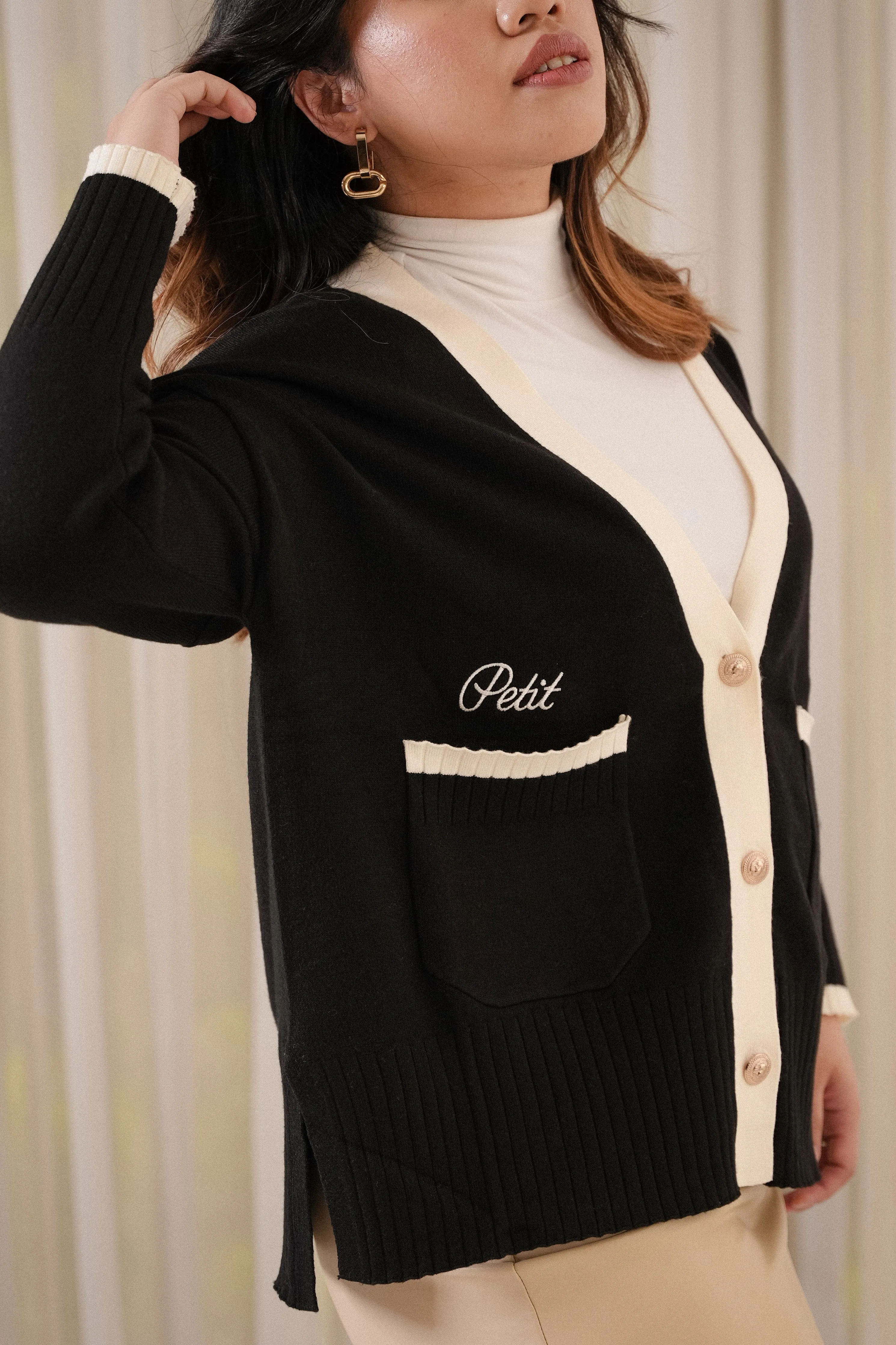 LA SEMAINE CARDIGAN IN NOIR