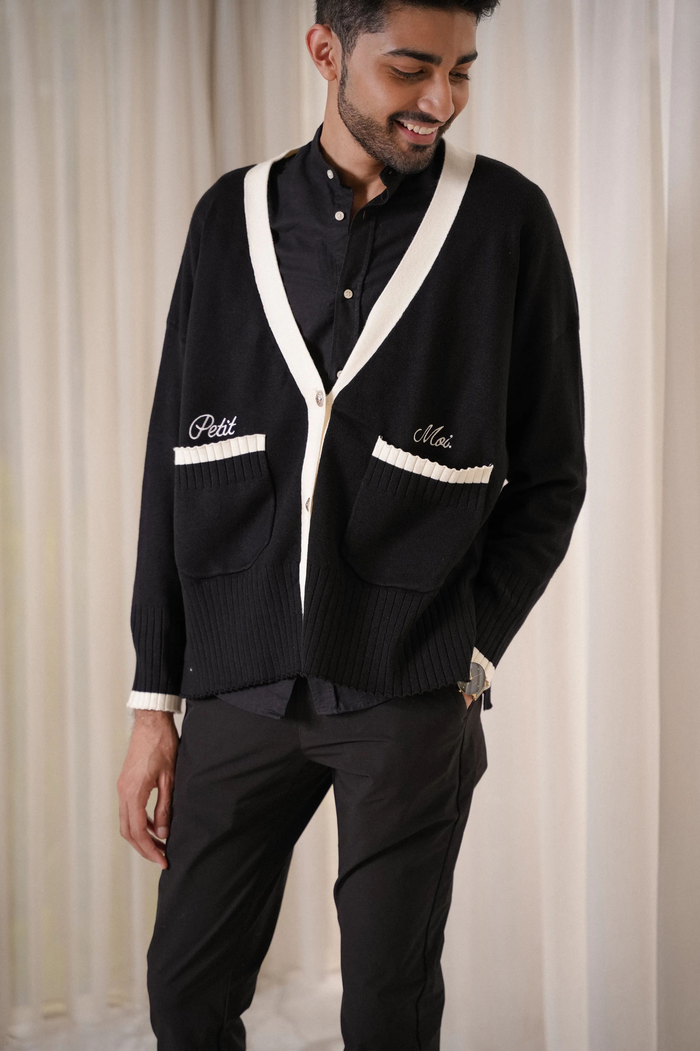 LA SEMAINE CARDIGAN IN NOIR