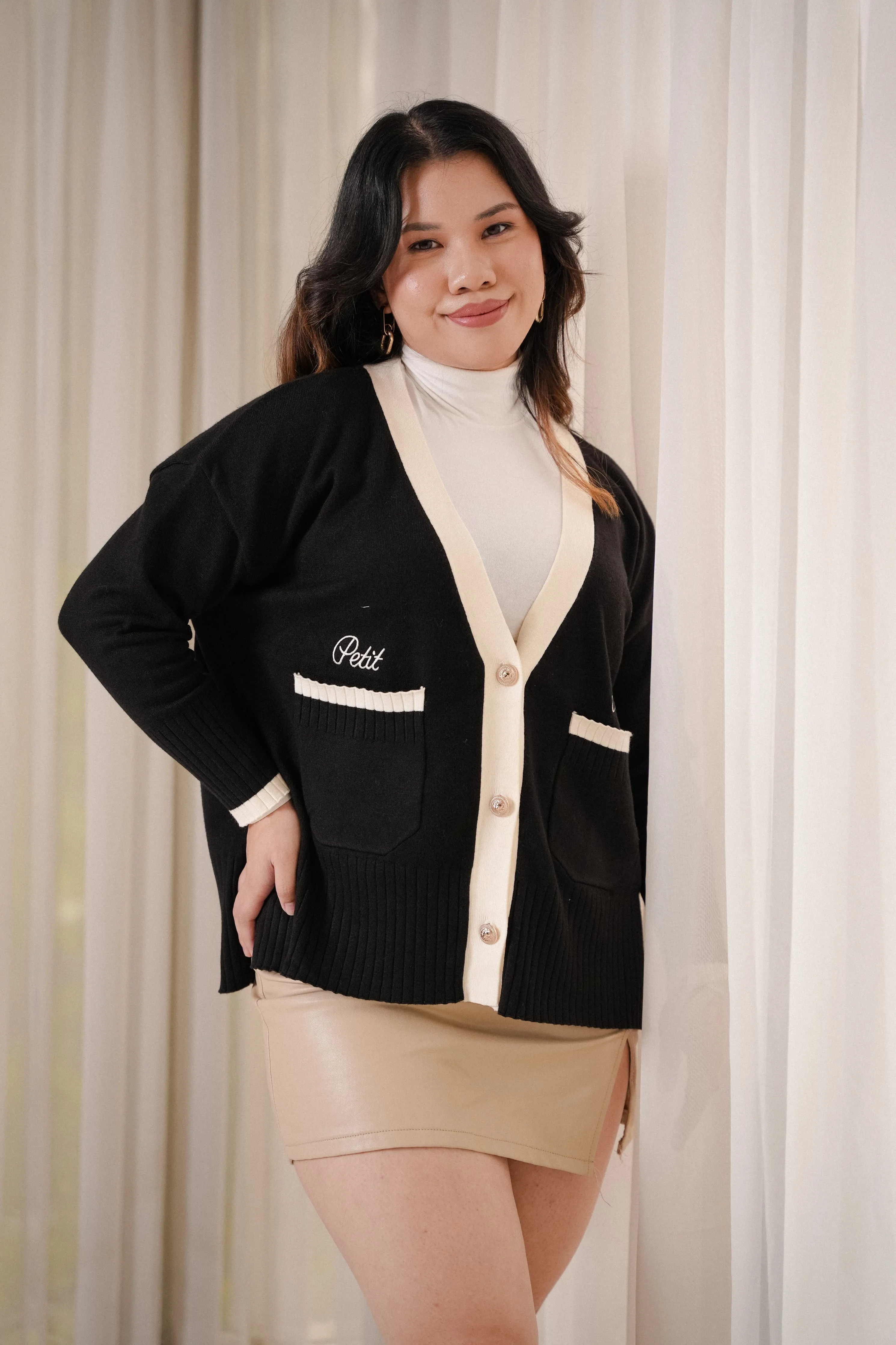 LA SEMAINE CARDIGAN IN NOIR