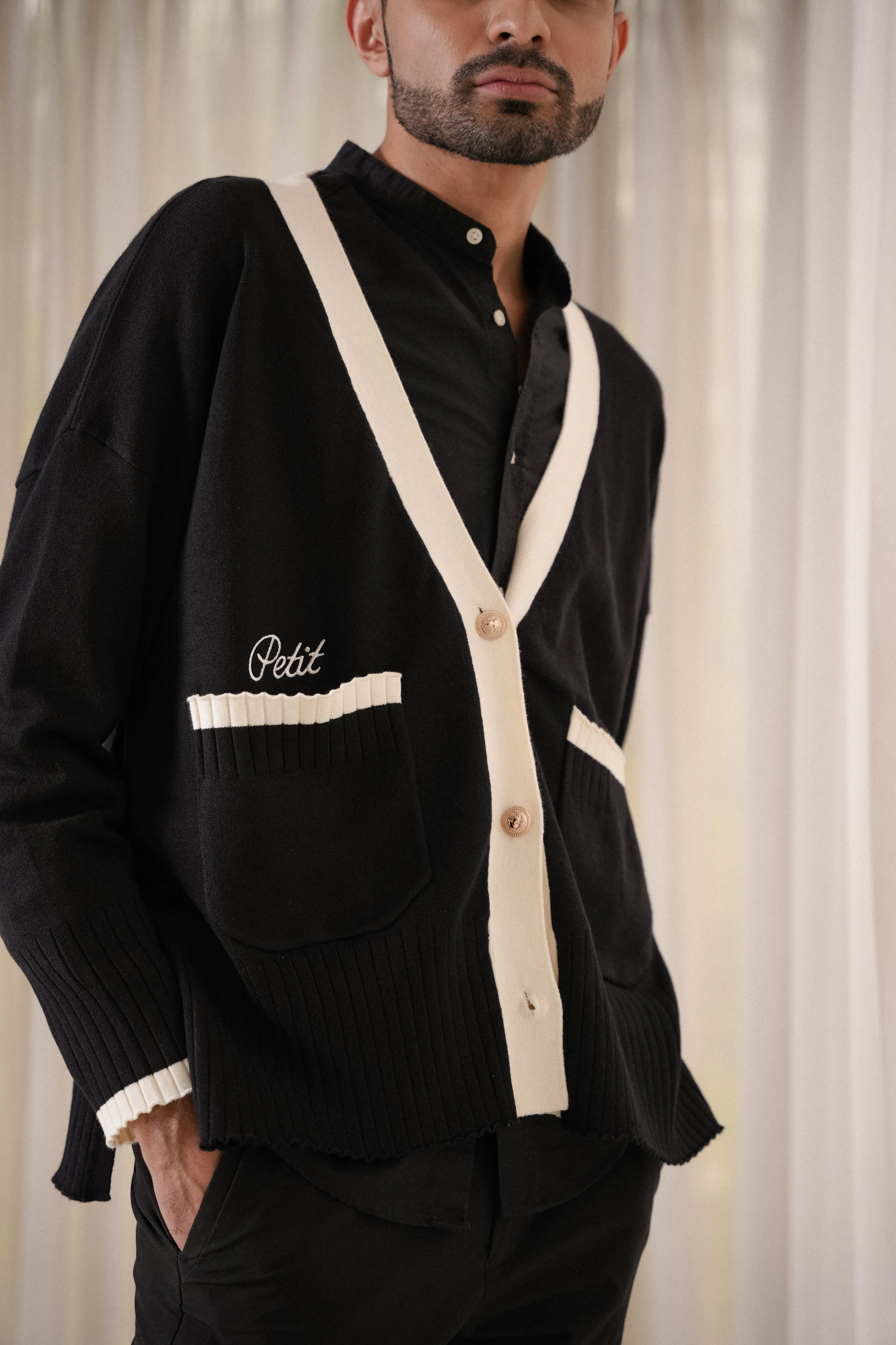LA SEMAINE CARDIGAN IN NOIR