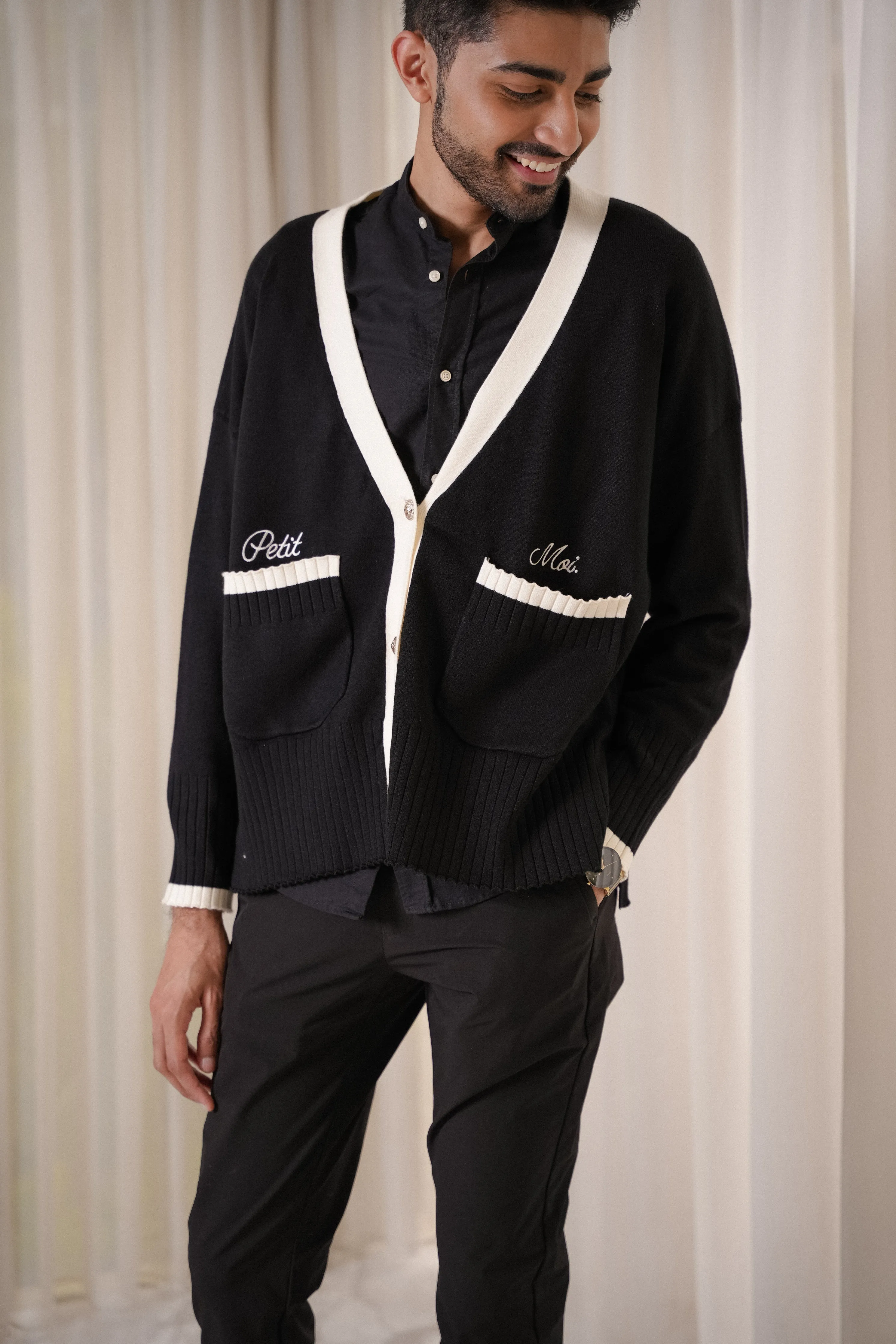 LA SEMAINE CARDIGAN IN NOIR