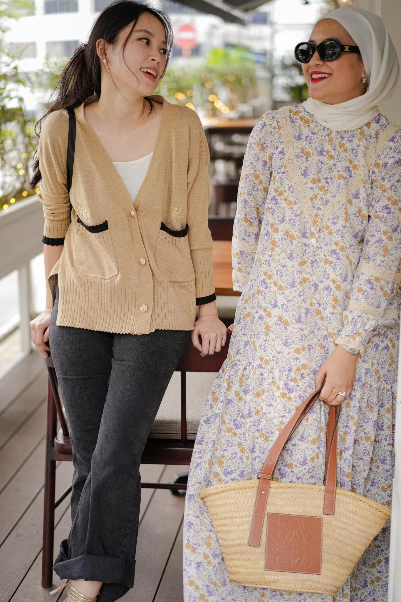 LA SEMAINE CARDIGAN IN TOFFEE