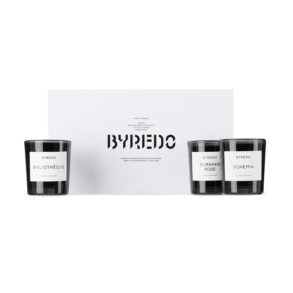 La Sélection Bois Mini Candle Set
