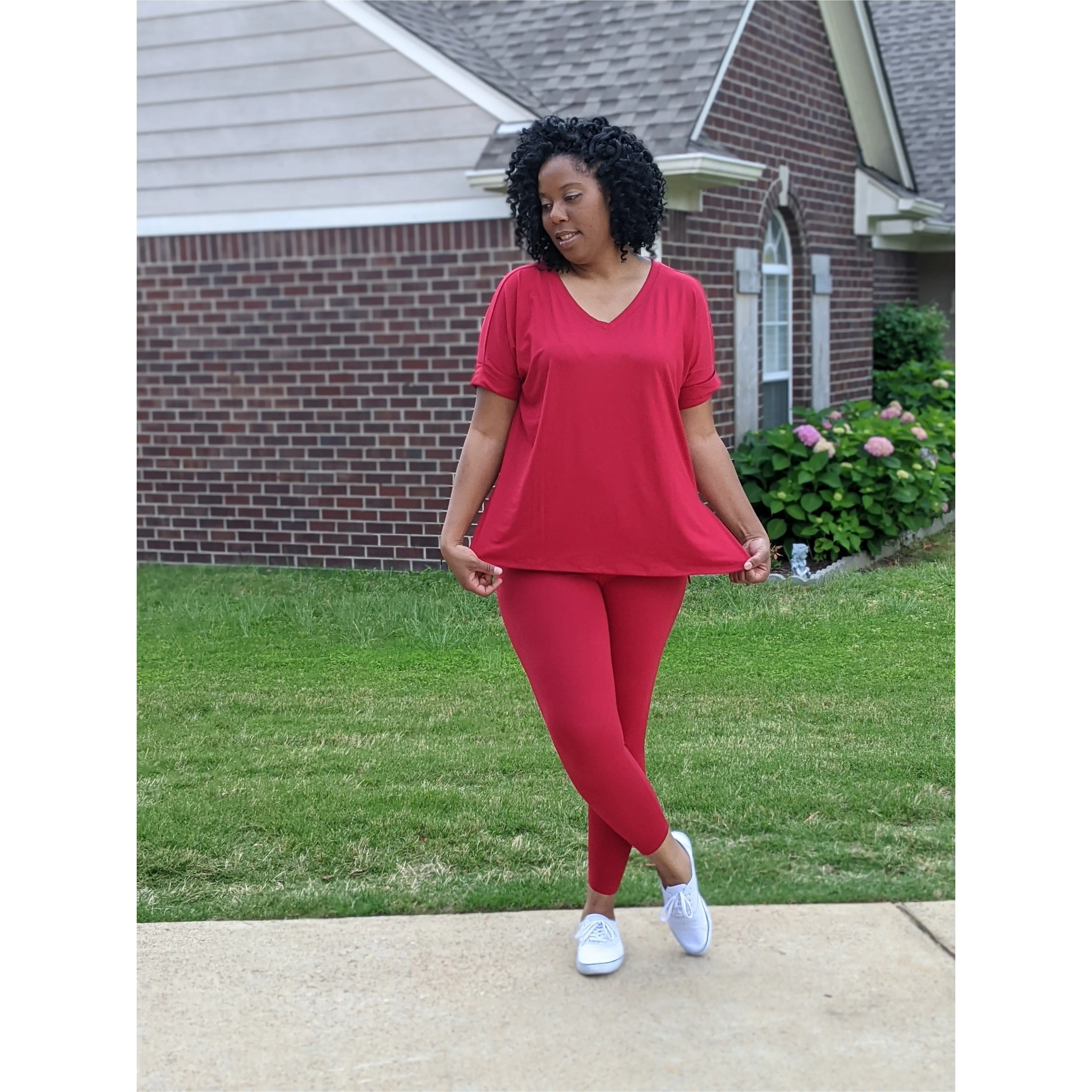 Legging Set (Burgundy)