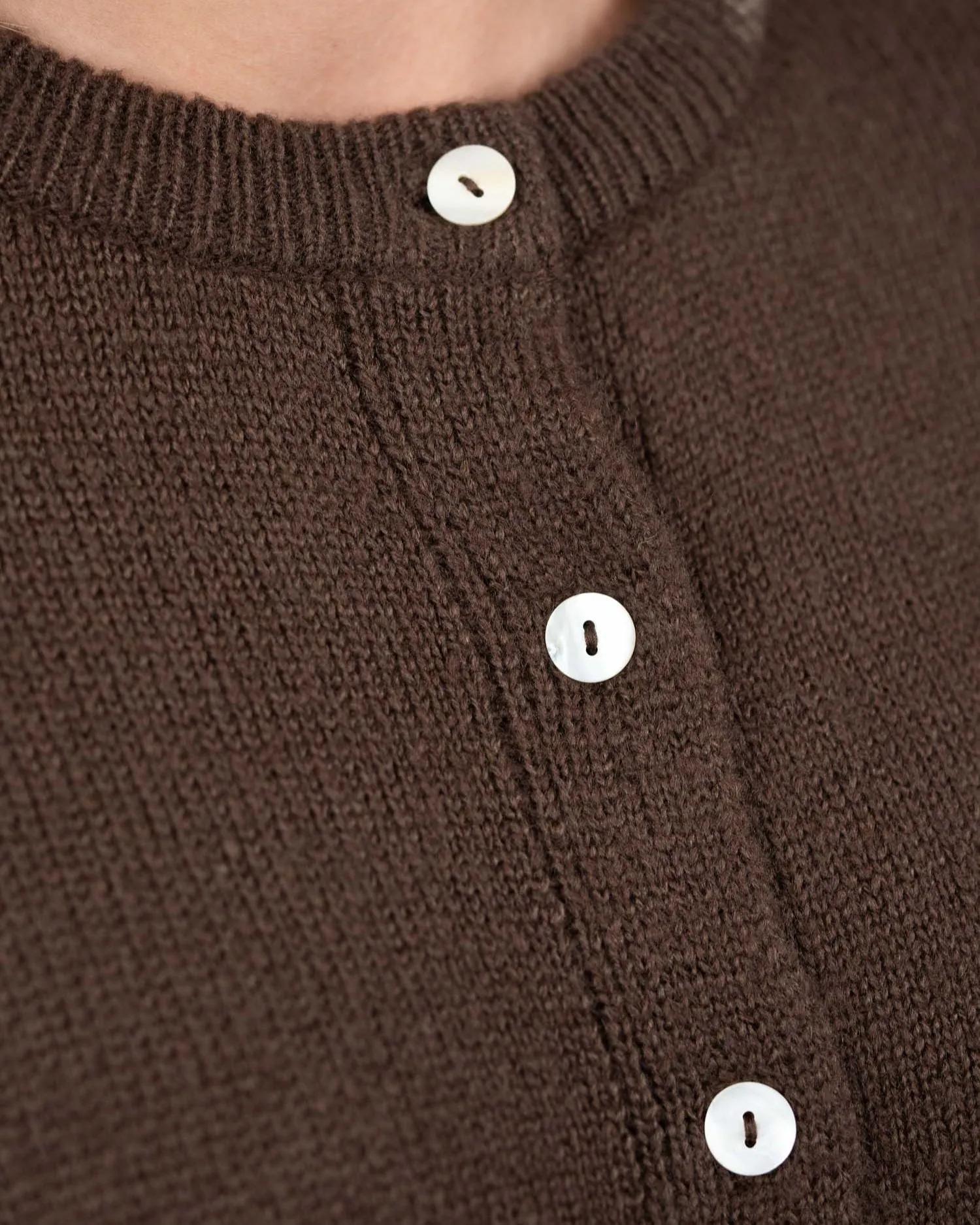Light Weight Cardigan Brown