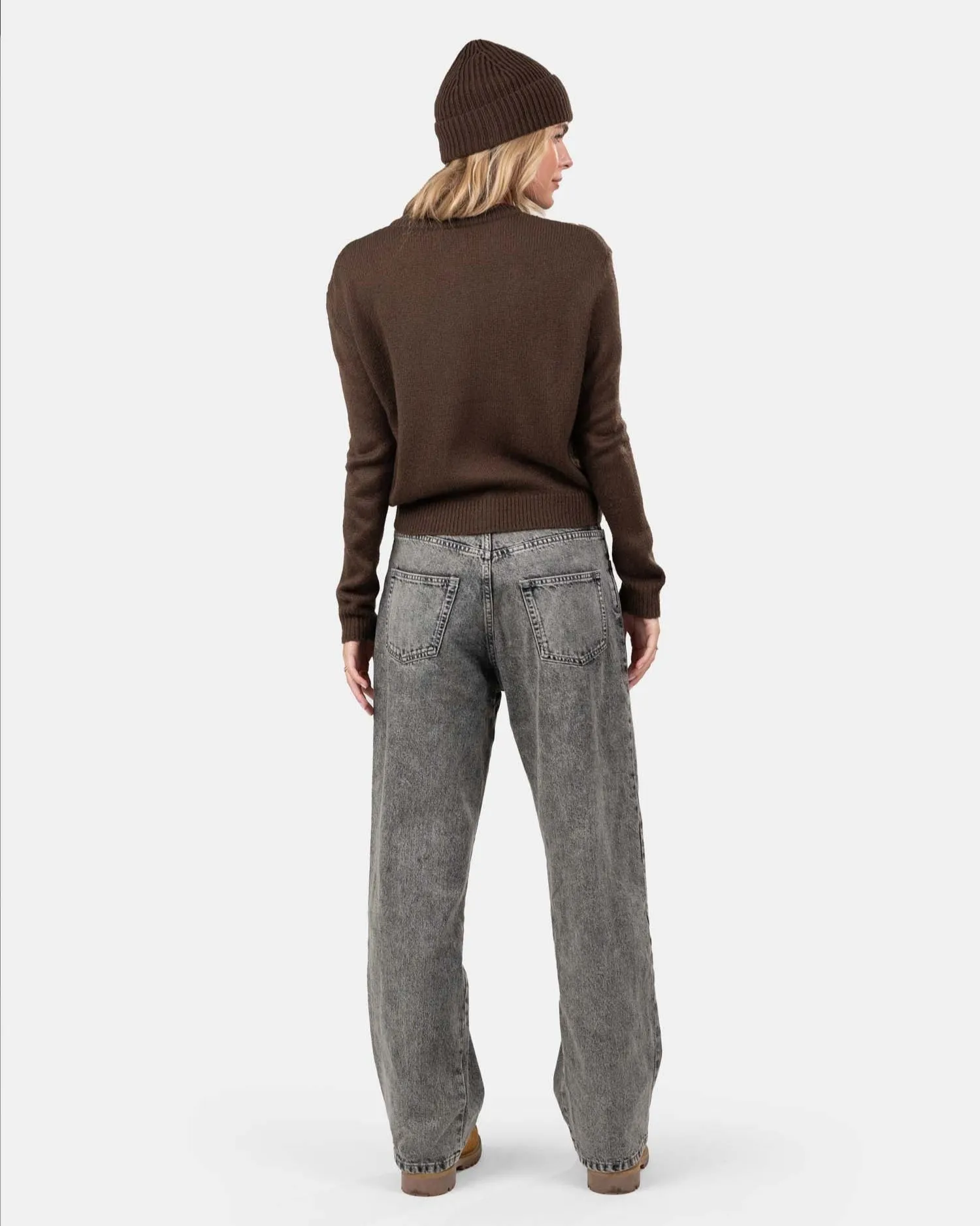 Light Weight Cardigan Brown