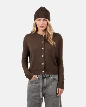 Light Weight Cardigan Brown