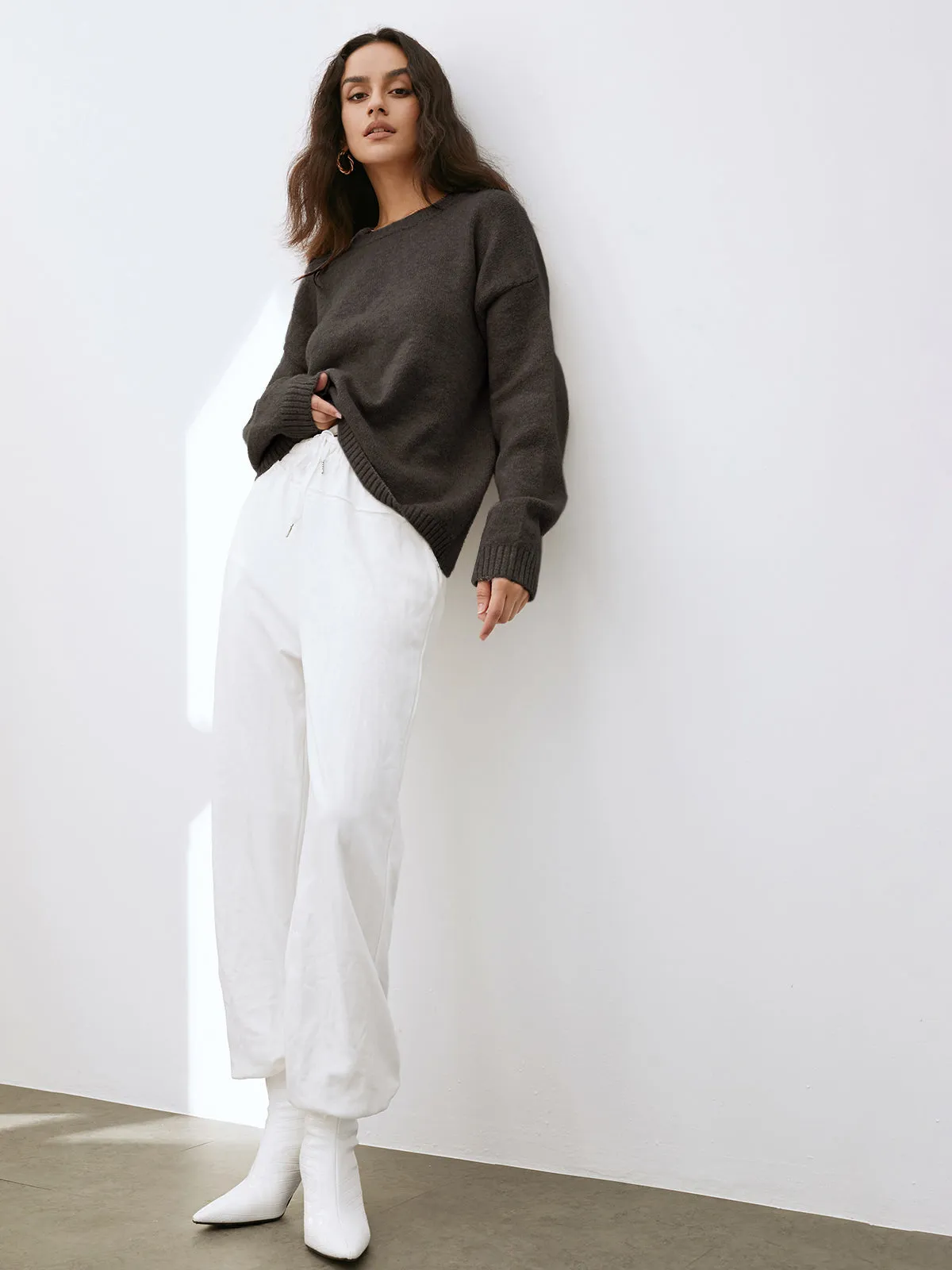 Lightweight Cloud Weather Pullover Sweater