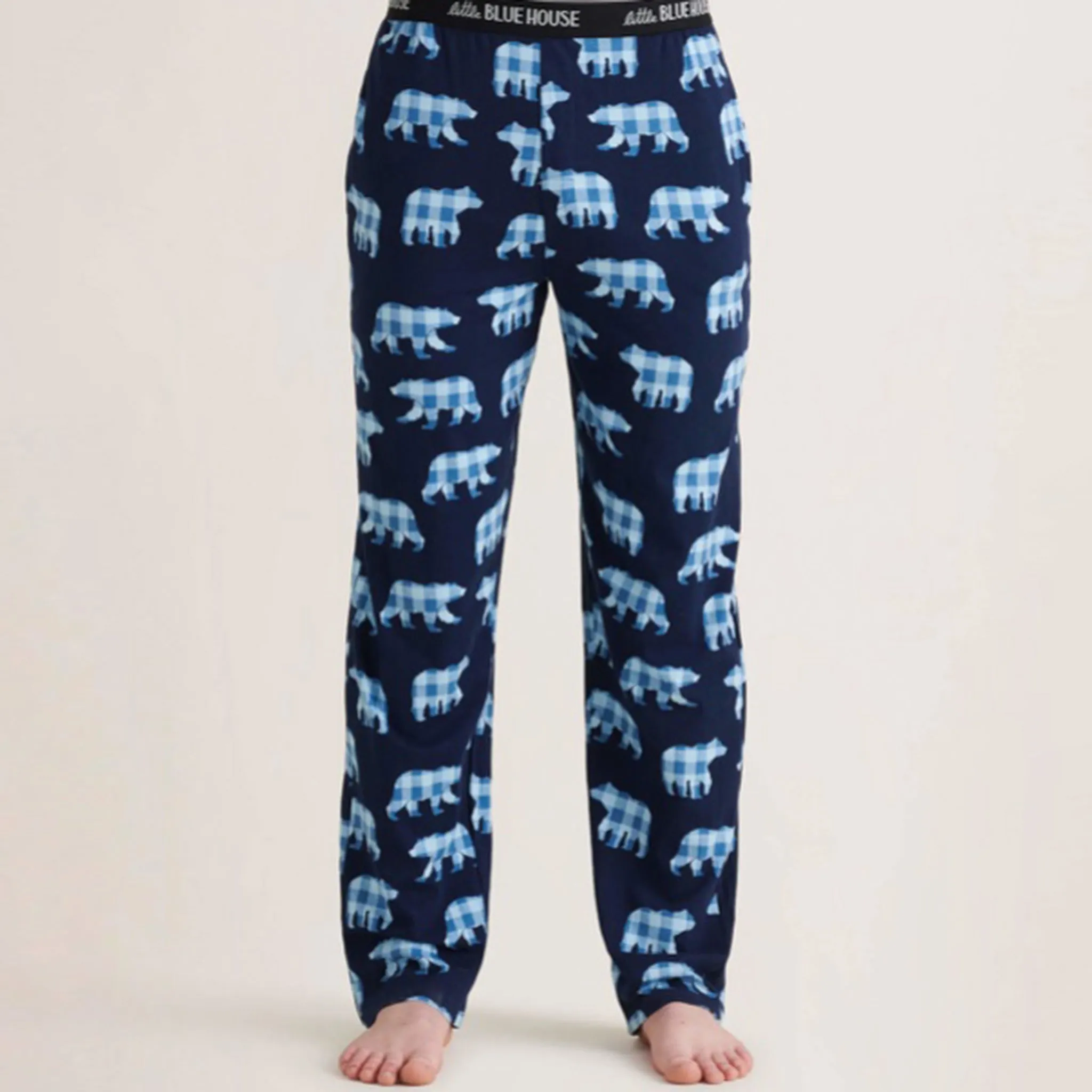 Little Blue House Papa Bear Men's Jersey Pajama Pants