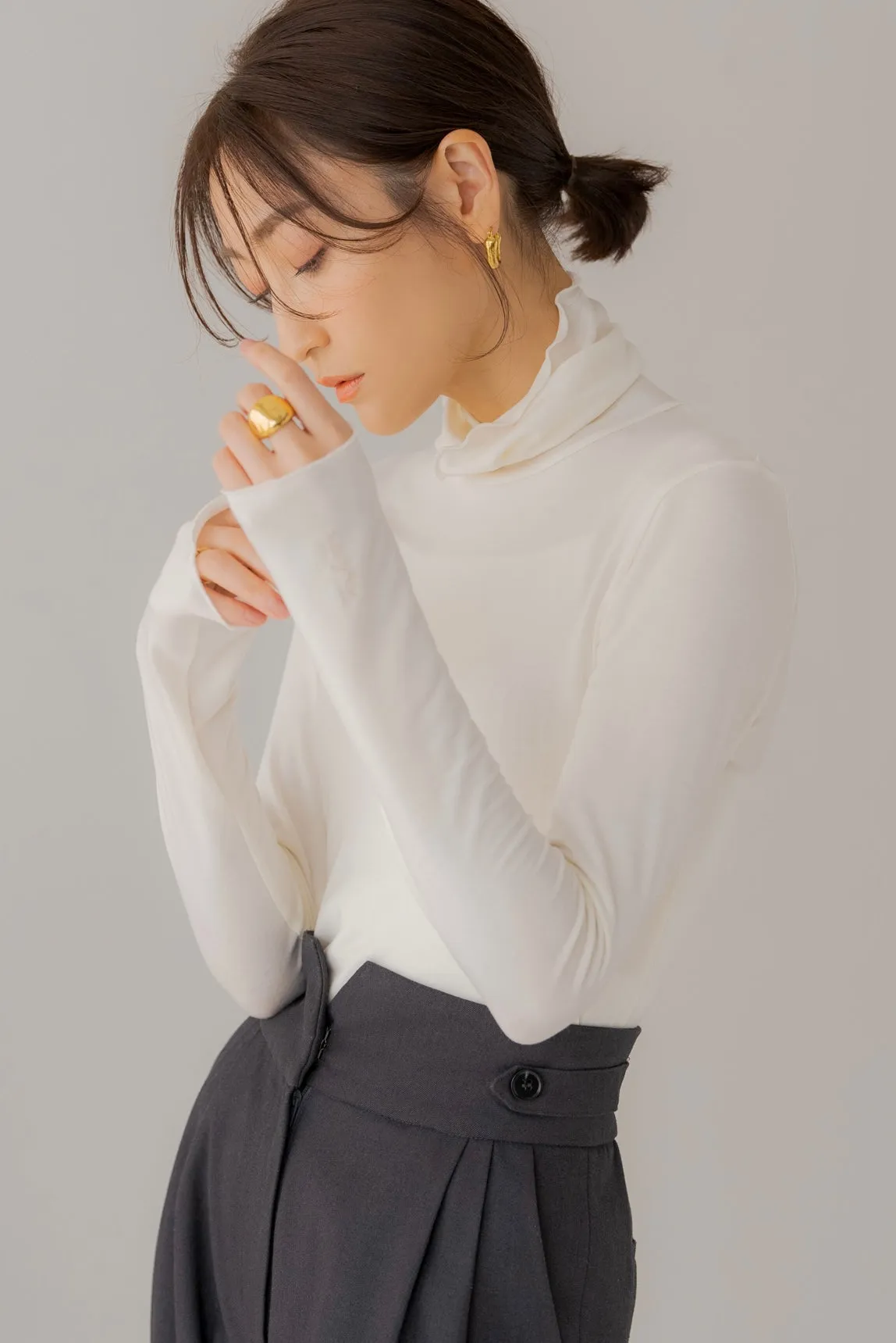 ロゴ入りストレッチウォーマートップス｜LOGO STRETCH WARMER TOPS