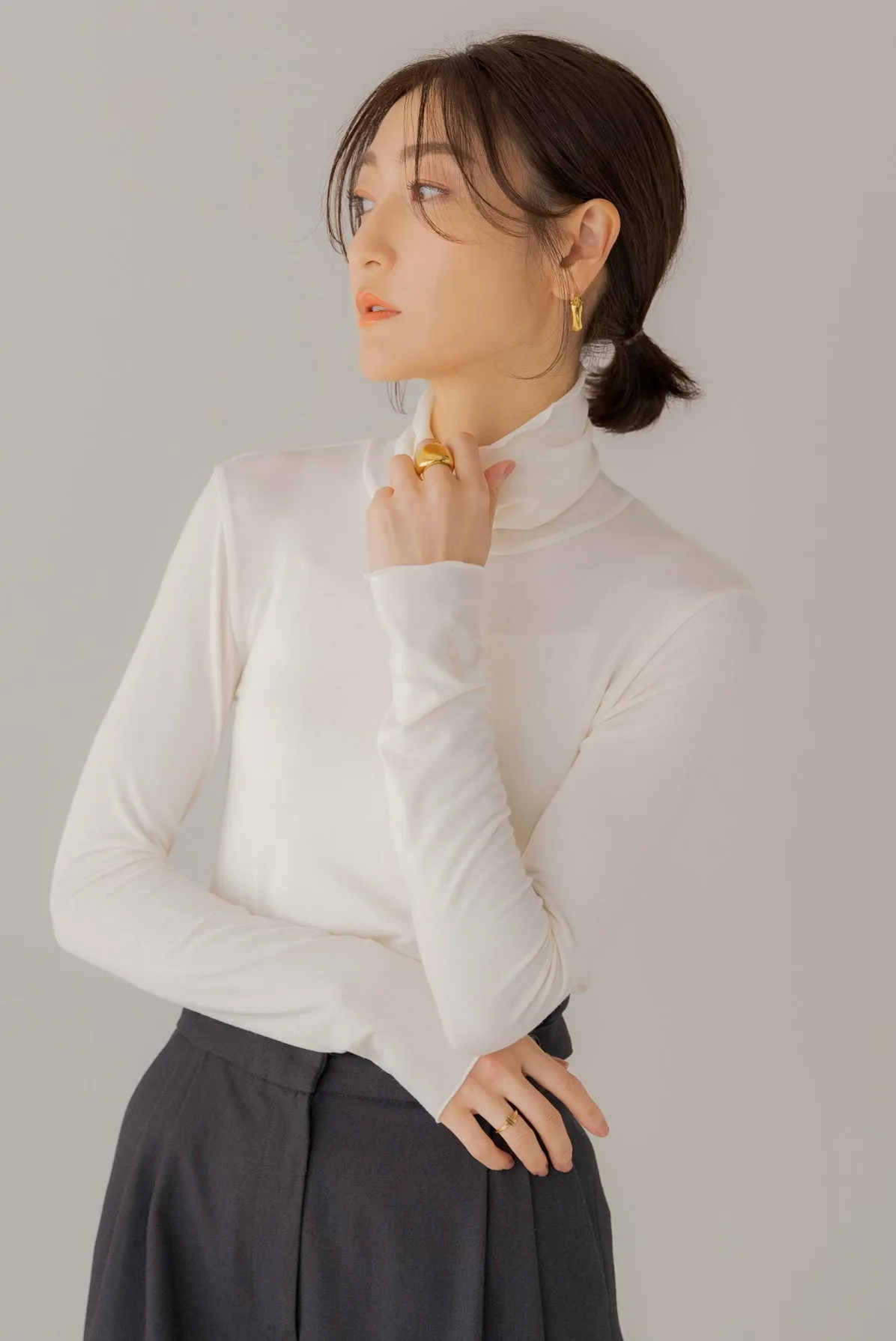 ロゴ入りストレッチウォーマートップス｜LOGO STRETCH WARMER TOPS