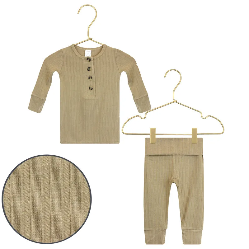 Lou Lou and Company Ribbed Top and Bottoms - Jake