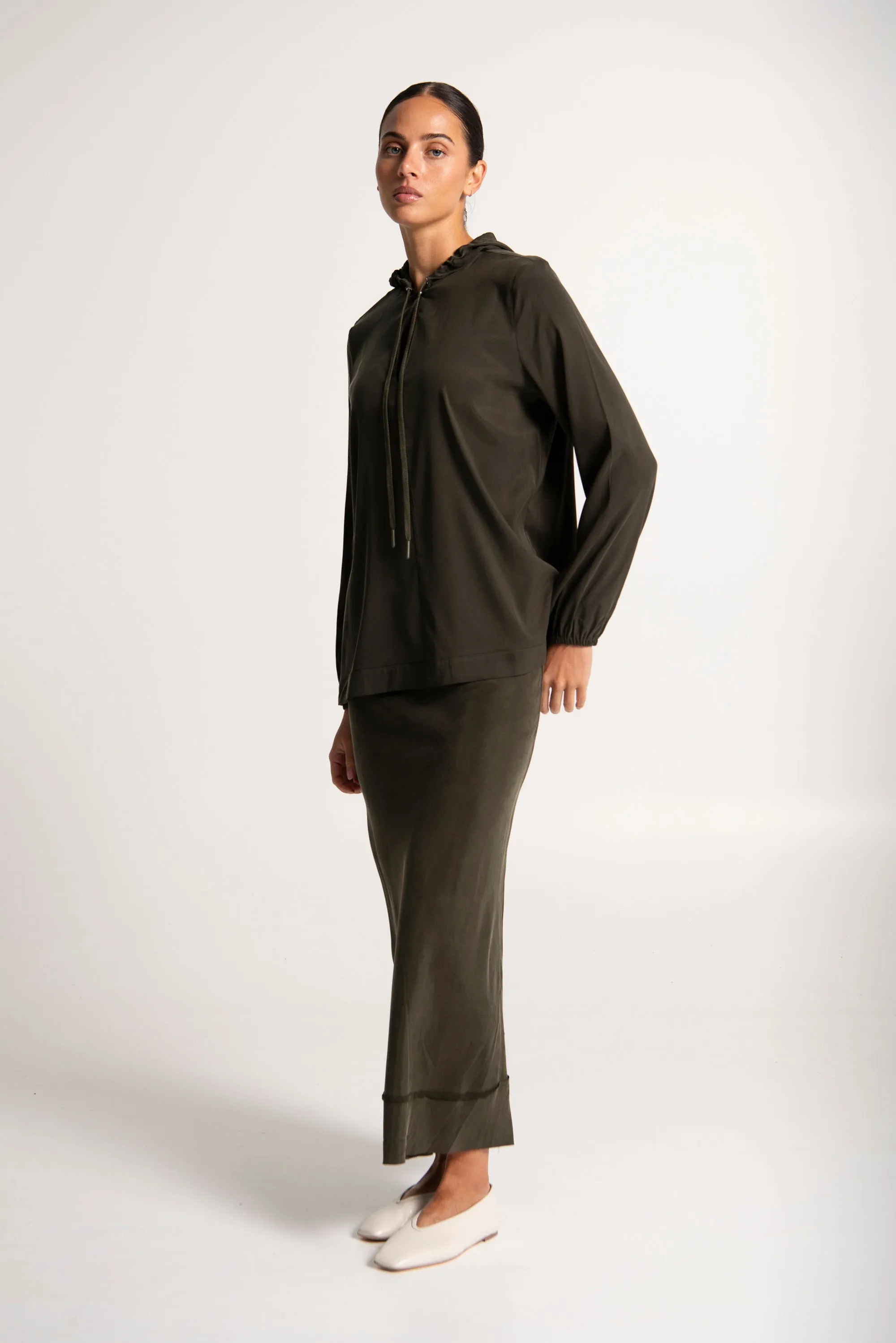Lounge the Label II DUCRU Top - olive