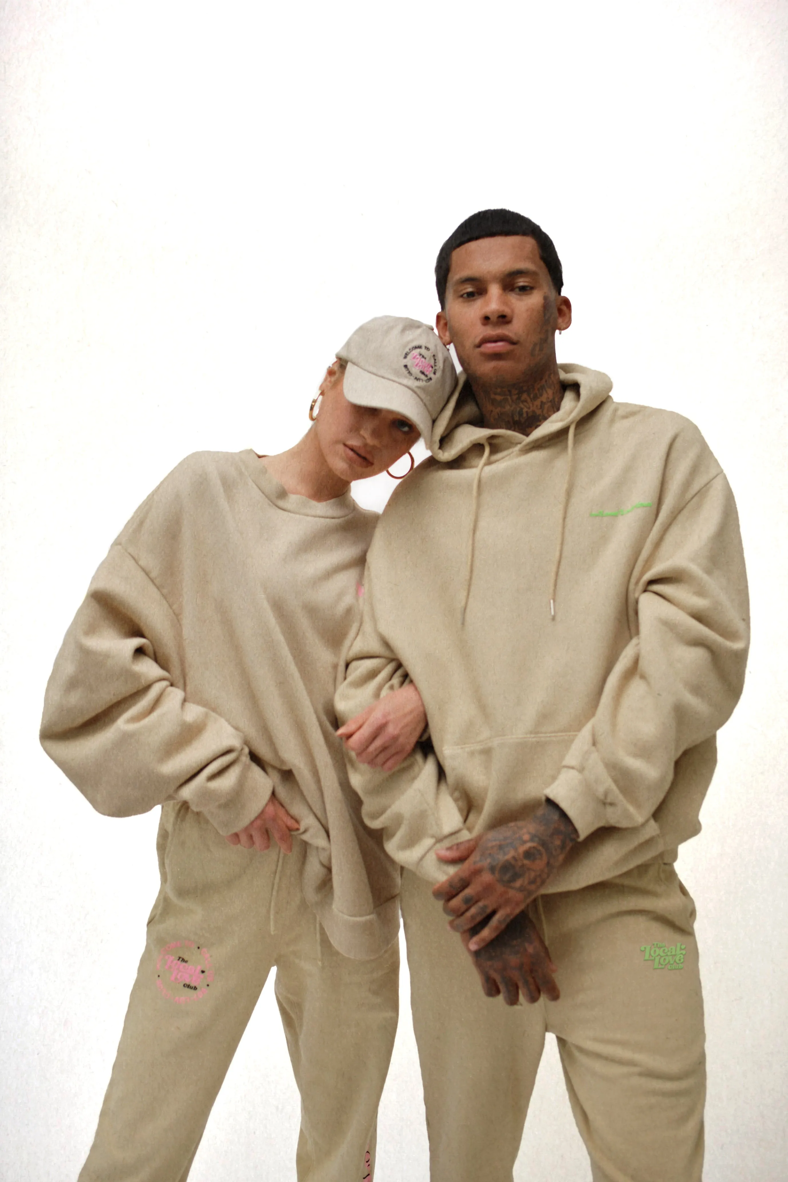 LOVER’S UNIFORM PANT - BEIGE/GREEN