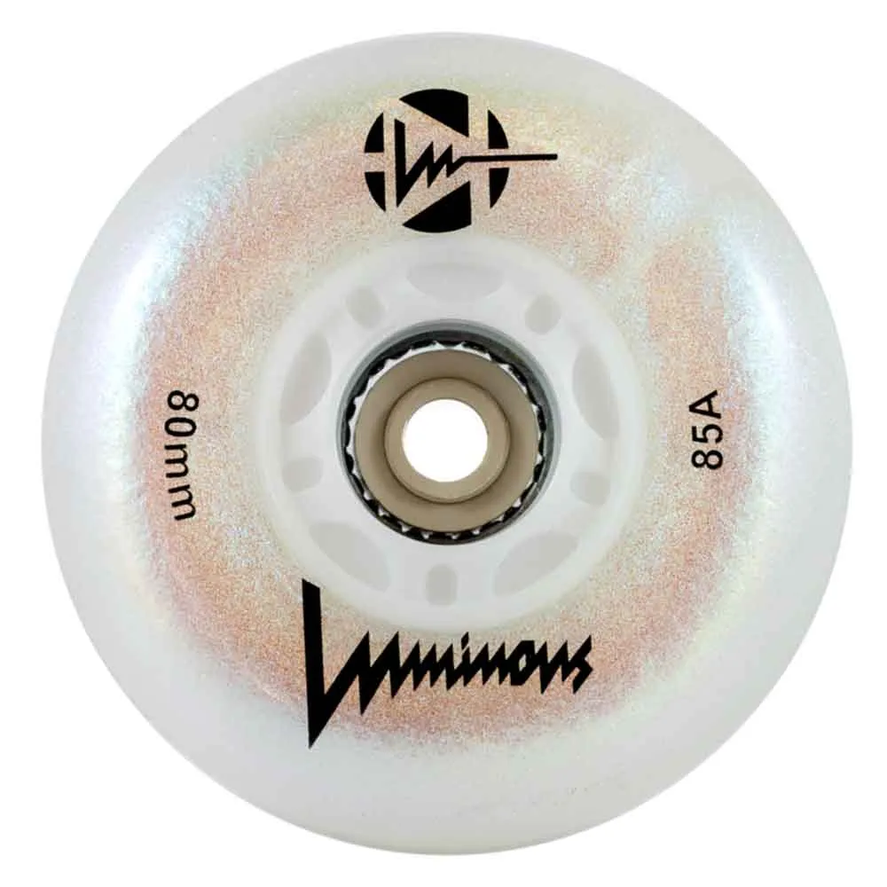 Luminous LED Inline Wheels Glitter 72mm 85a 4pk