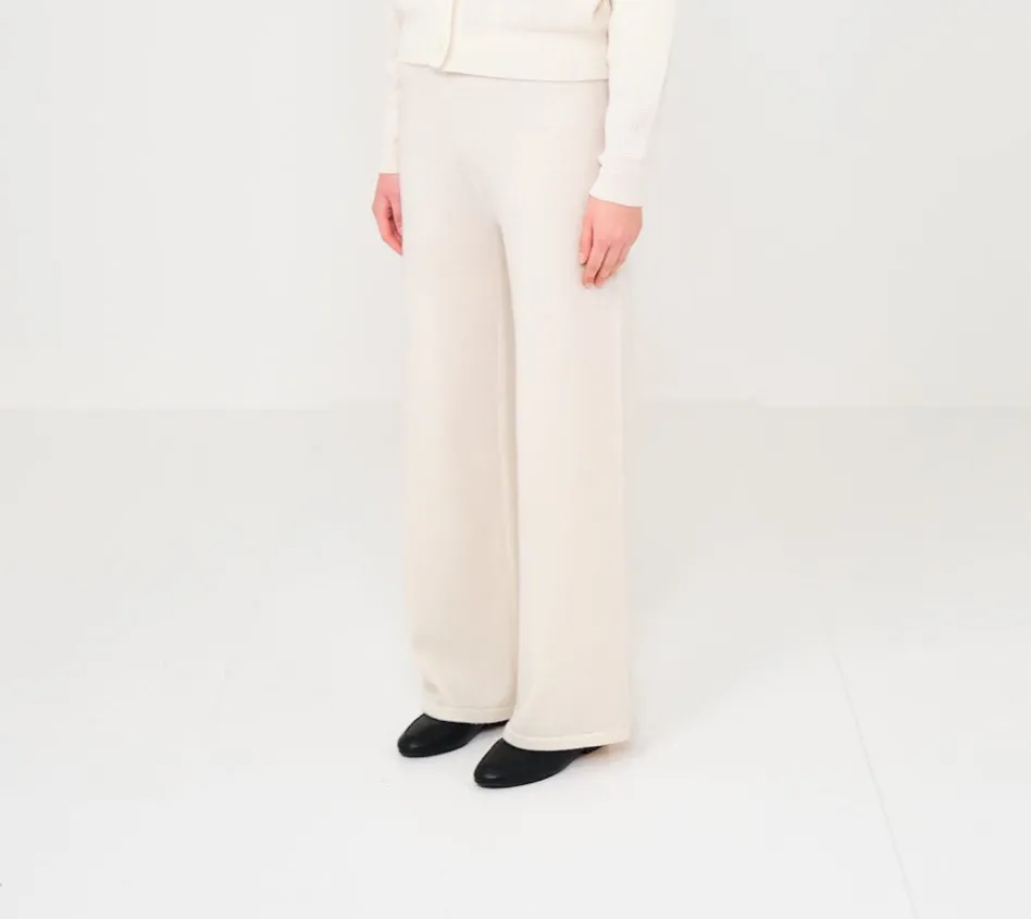 Luxe Wide Leg Pant White