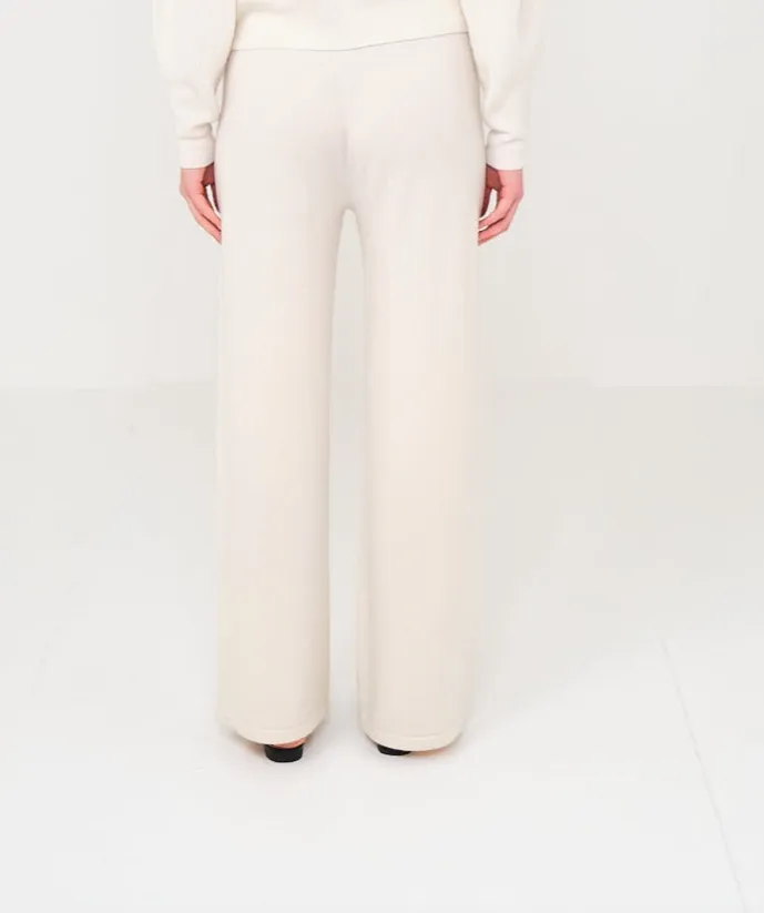 Luxe Wide Leg Pant White