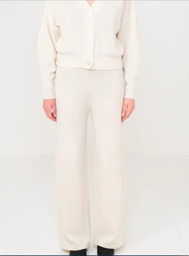 Luxe Wide Leg Pant White