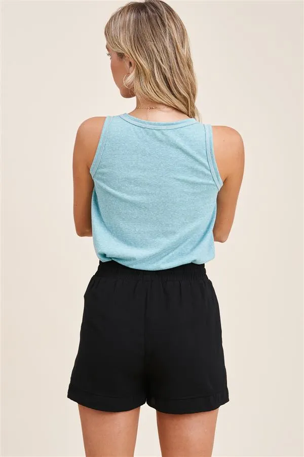Macy Lined Solid Shorts