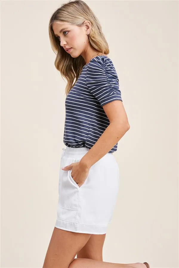 Macy Lined Solid Shorts