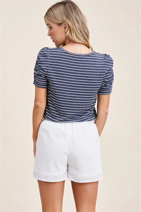 Macy Lined Solid Shorts