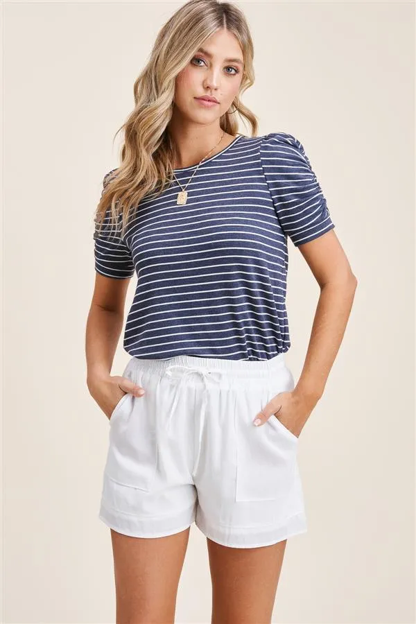 Macy Lined Solid Shorts