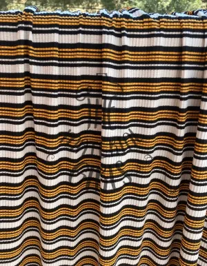Marigold Stripe Ribbed Knit
