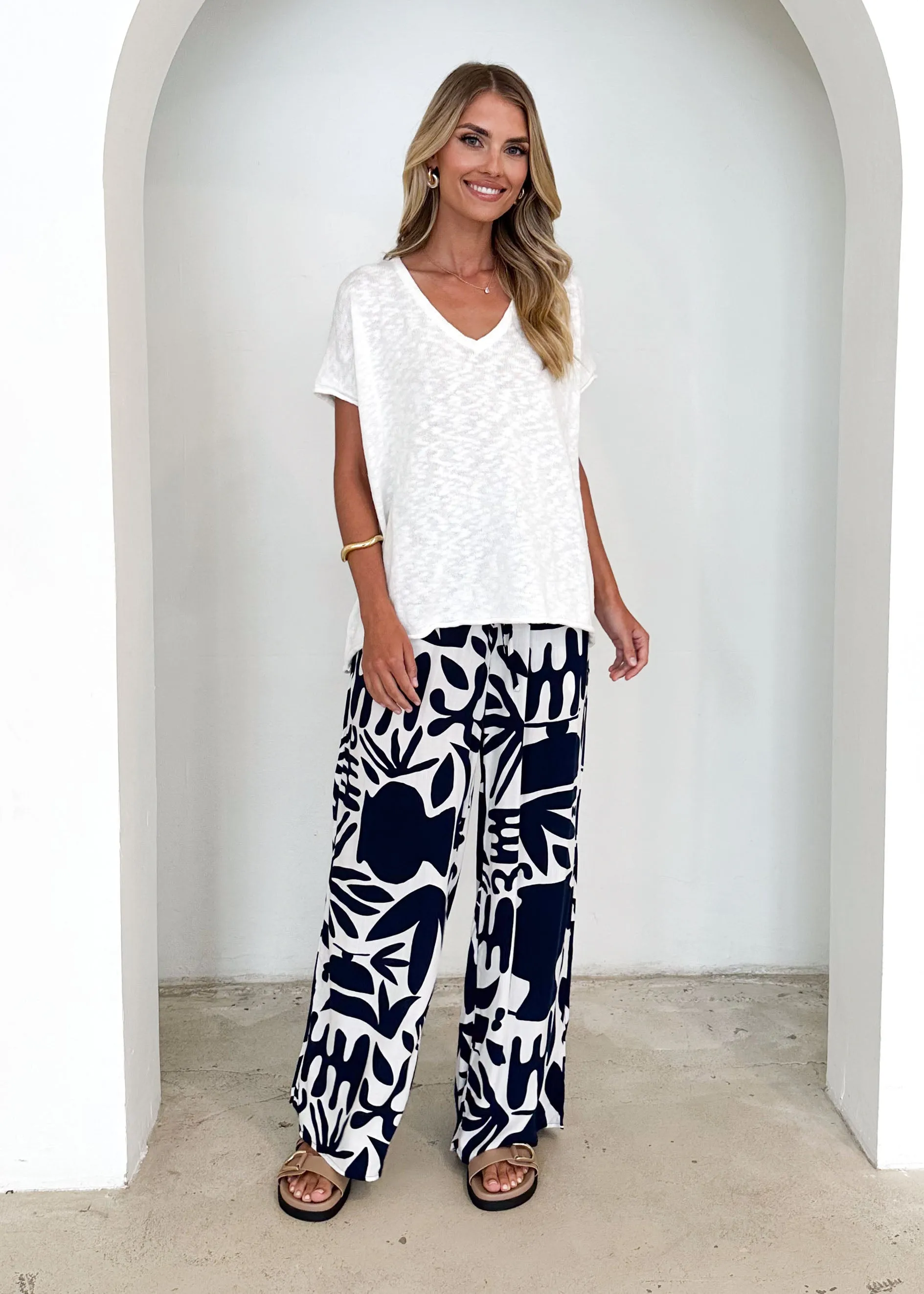 Marion Knit Top - Off White