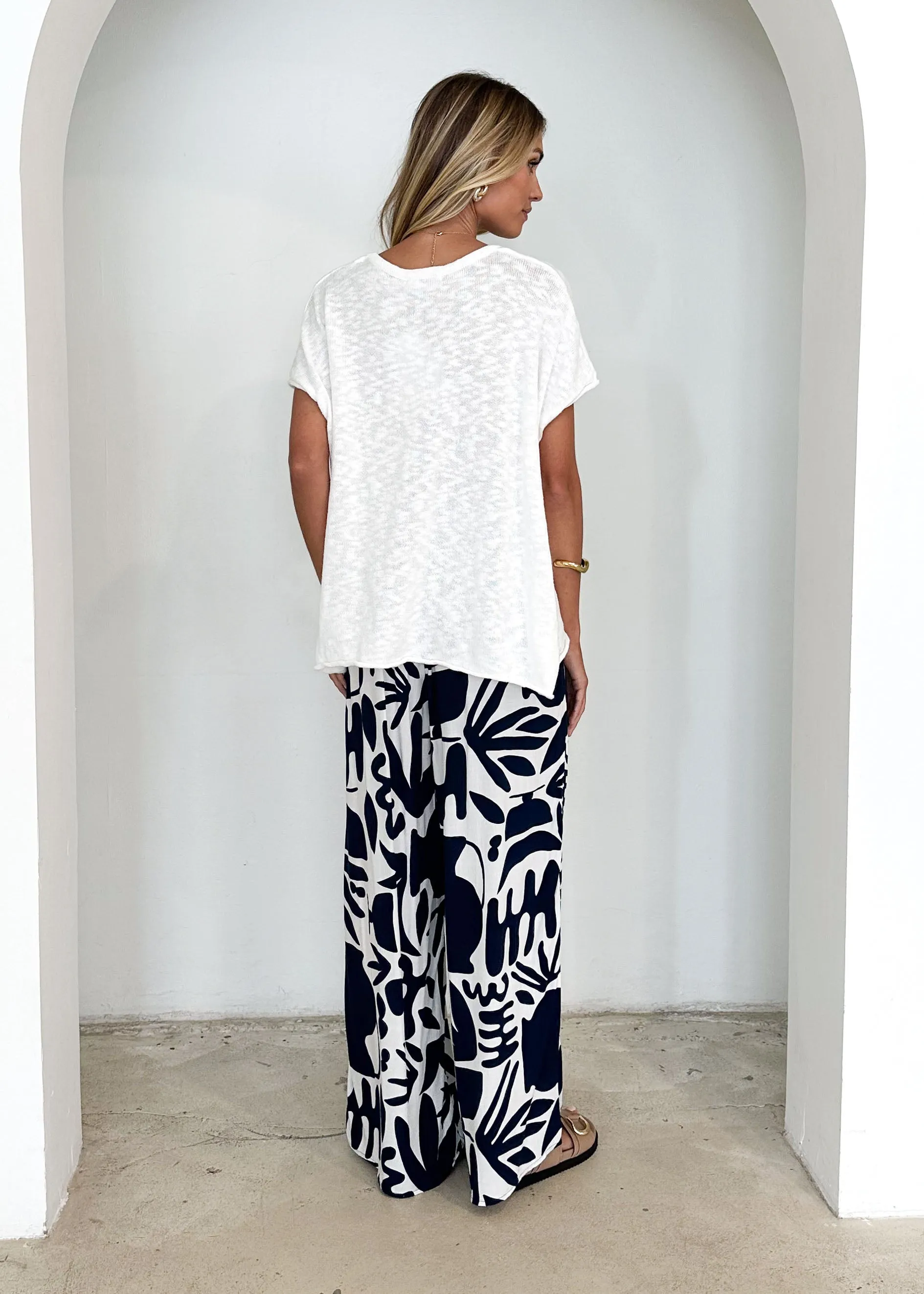 Marion Knit Top - Off White